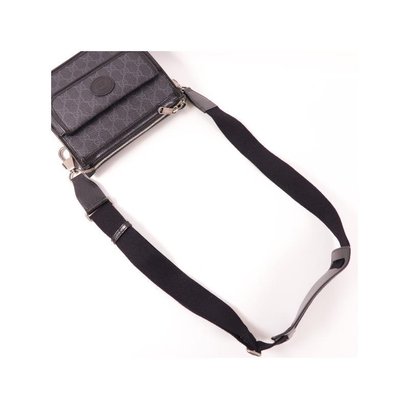 中古Gucci古驰男包A级95新Shoulder bag肩包PVC斜挎包HK时尚正品 - 图3