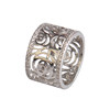 9.5 New CHANEL (Chanel) CAMELIA diamond 750 white gold No. 50 ring J339750 retro