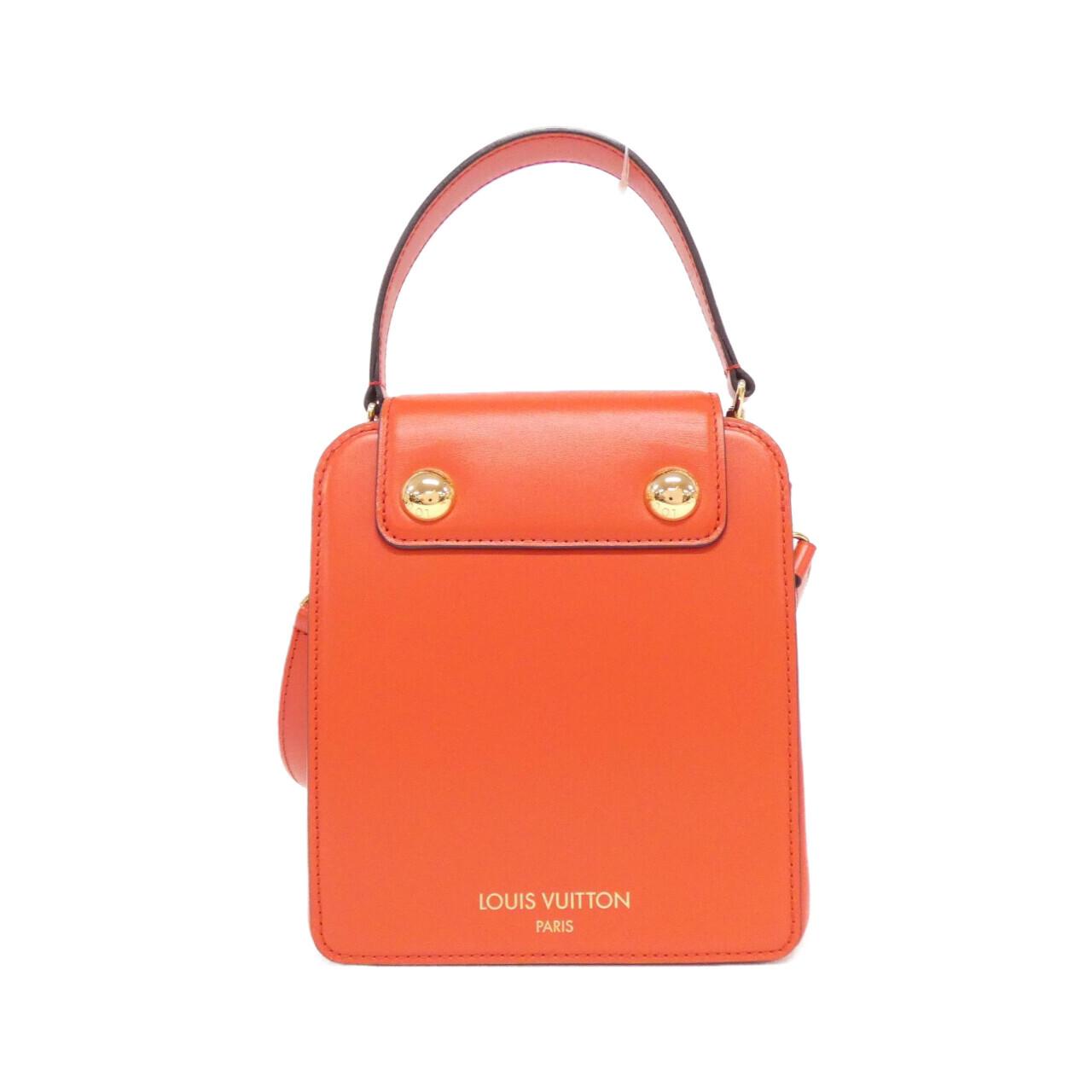 中古LV路易威登女包A级95新S-lock bag XL牛皮手提斜挎包BRANDOFF-图0