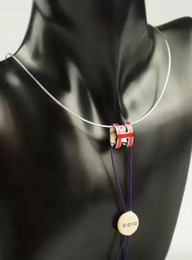 HERMES(爱马仕)项链红色