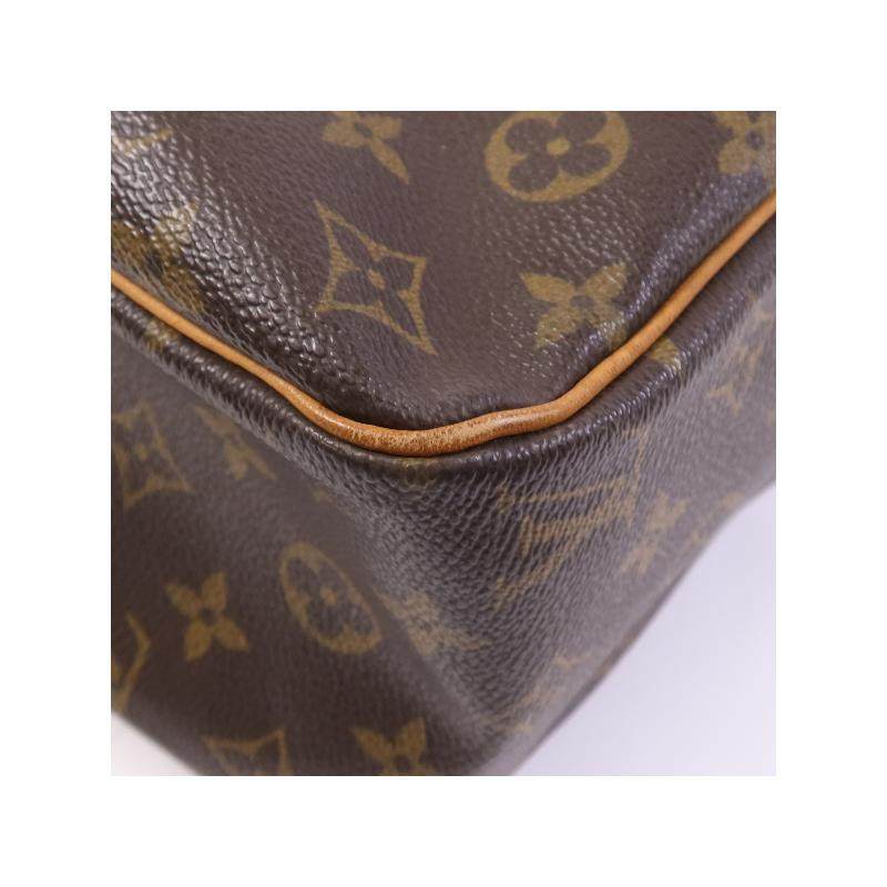 中古LV路易威登女包B级9新Cite开口笑涂层/防水帆布单肩包棕色,淘宝优惠券,粉丝福利购,淘宝优惠卷