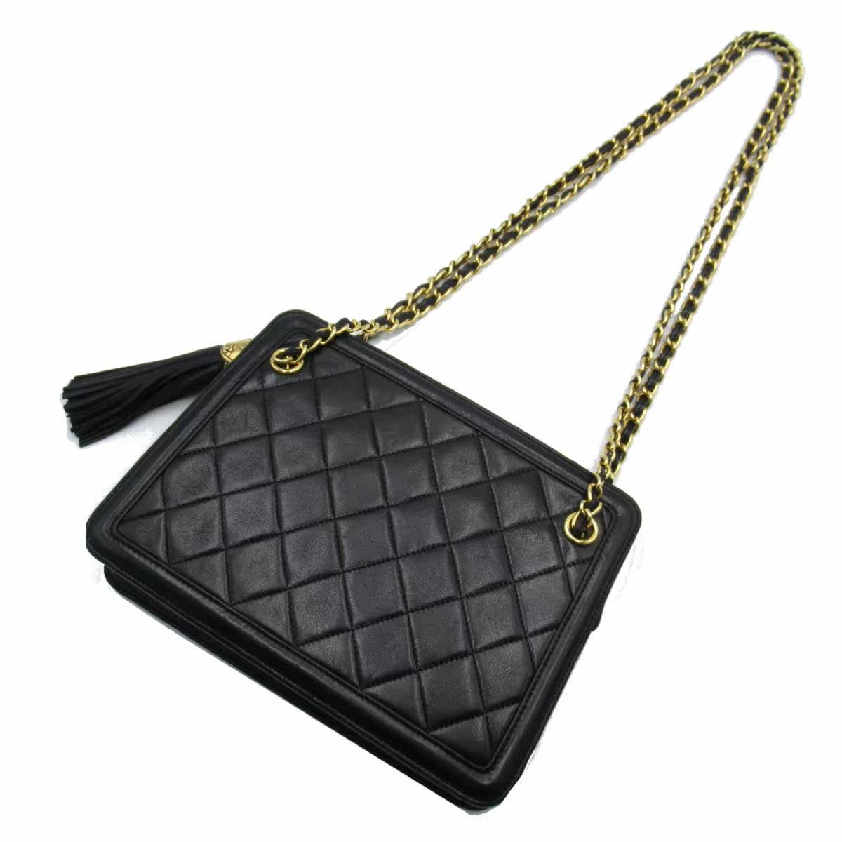 chanel香奈儿b级9.0新黑色斜挎包 BRANDOFF海外女士包袋