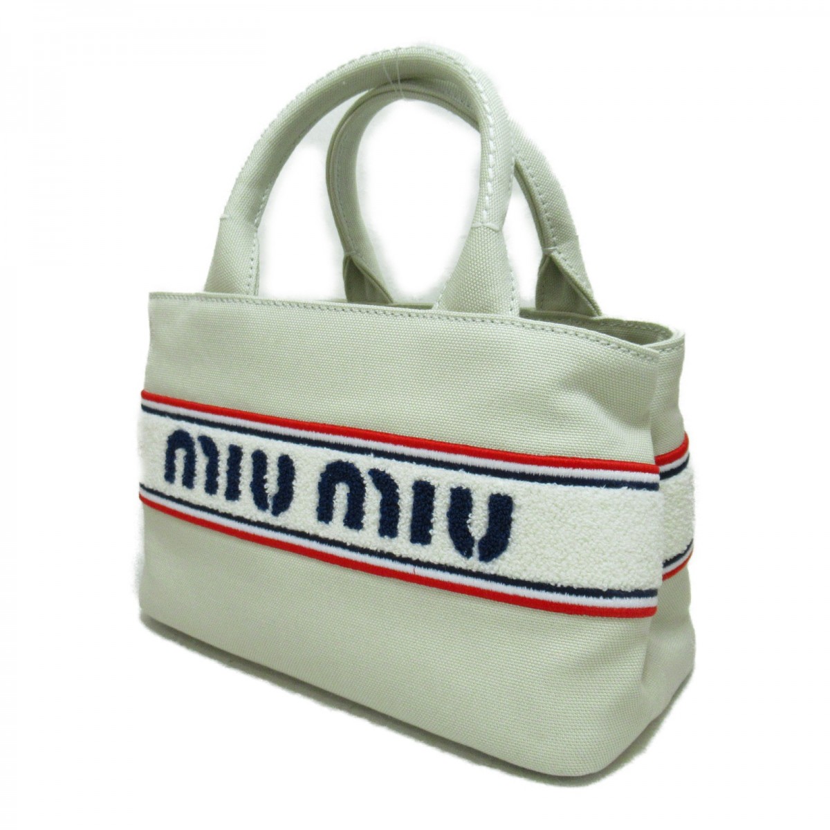 中古Miu Miu缪缪女包S级99新tote bag字母手提斜挎包包包BRANDOFF