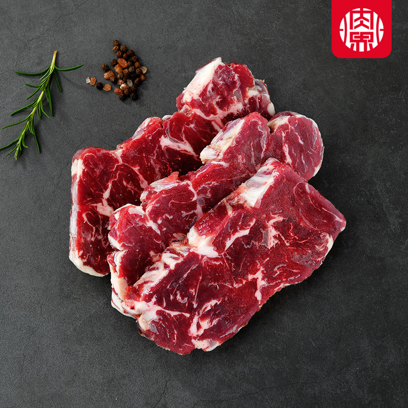 肉界澳洲谷饲安格斯原切菲力BB牛排侧唇牛柳边1kg*1袋（内含5包）