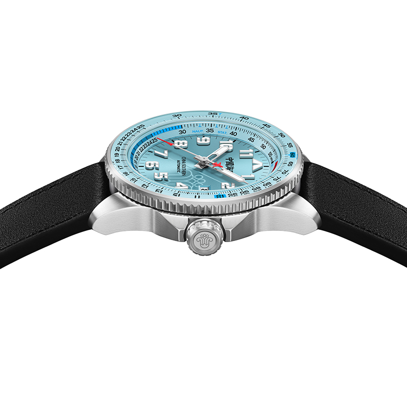 南航海鸥定制手表礼盒男款自动机械手表合作款商务防水腕表皮带 - 图2