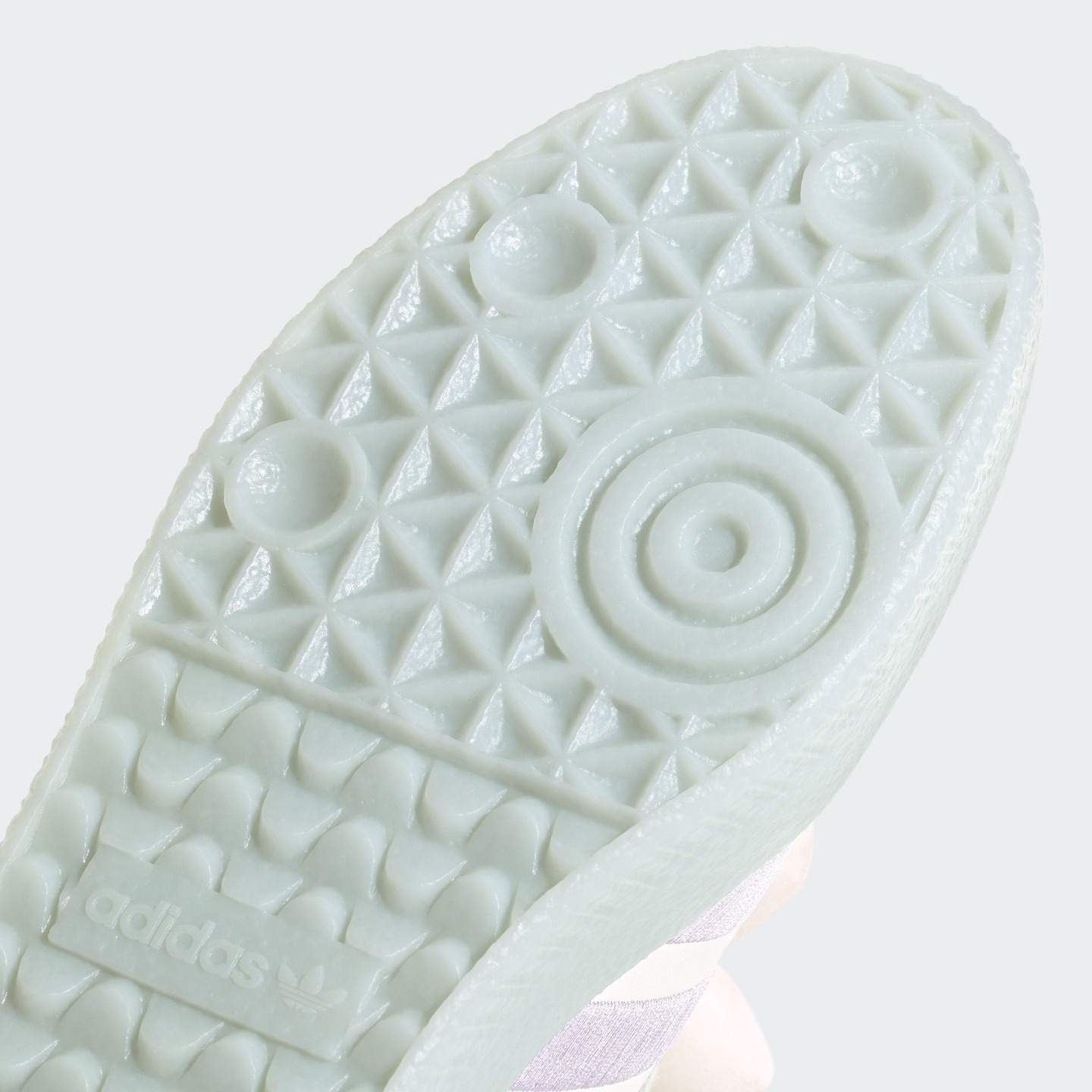 T头鞋 SAMBAE装饰花朵厚底增高板鞋德训鞋女adidas阿迪达斯三叶草 - 图3