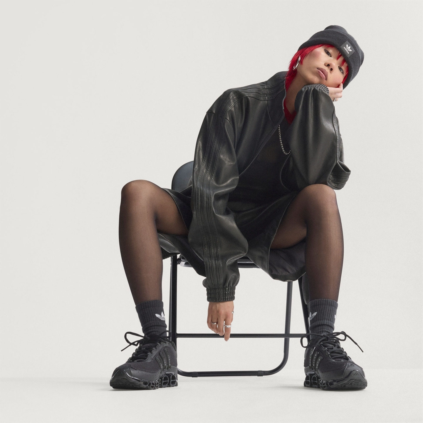 纹理感宽松仿皮夹克外套女装秋冬adidas Originals阿迪达斯三叶草,淘宝优惠券,粉丝福利购,淘宝优惠卷