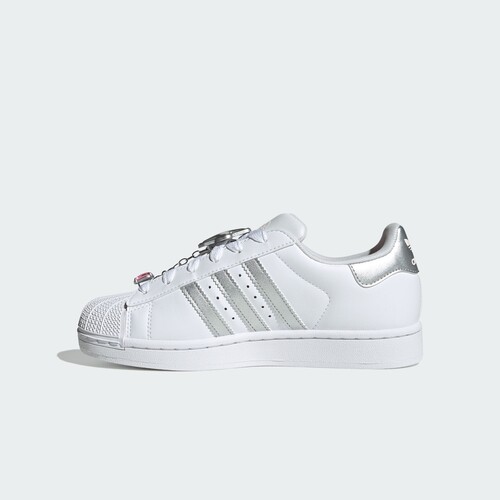 SUPERSTAR II贝壳头板鞋女子adidas Originals阿迪达斯三叶草 - 图0