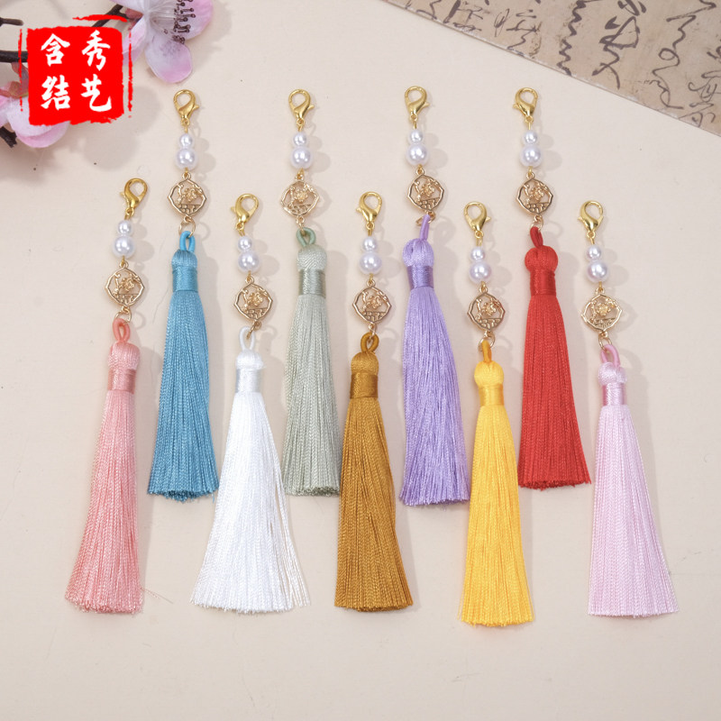 国风梅花珍珠流苏 精美diy手工编织古装旗袍汉服流苏配件挂饰穗子,淘宝优惠券,粉丝福利购,淘宝优惠卷