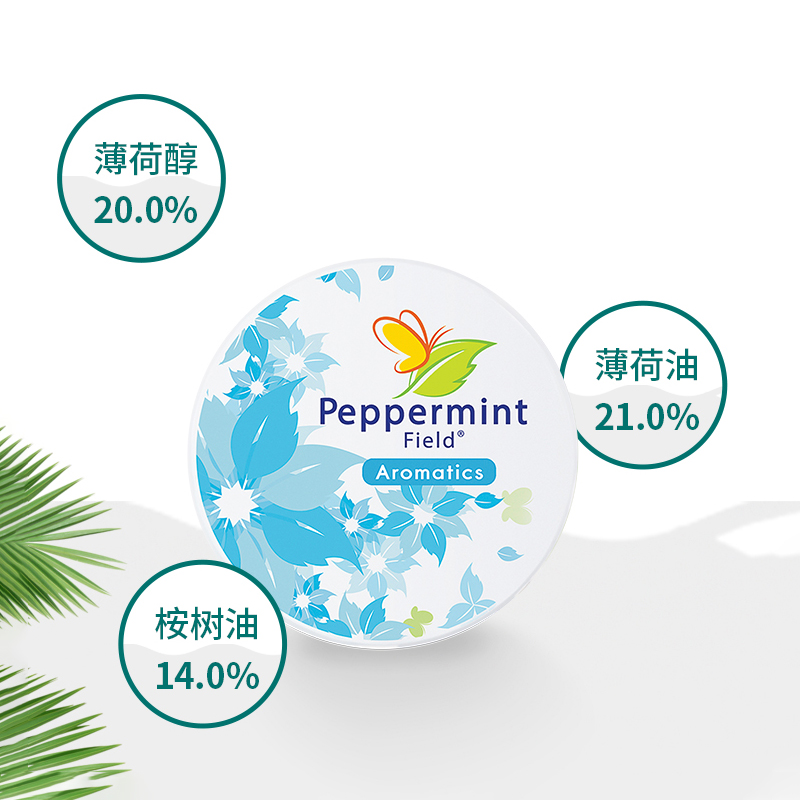 泰国Peppermint Field提神晶霜绿茶味PP同款通鼻学生醒脑清新薄荷 - 图2