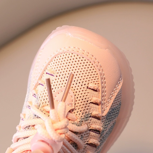 Детская удобная обувь, дышащая спортивная обувь, коллекция 2021, 1-5 лет, мягкая подошва