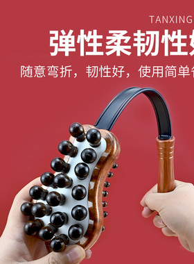 手持式捶背神器敲打按摩锤木质经络按摩棒器拍打颈肩后背锤肩健身