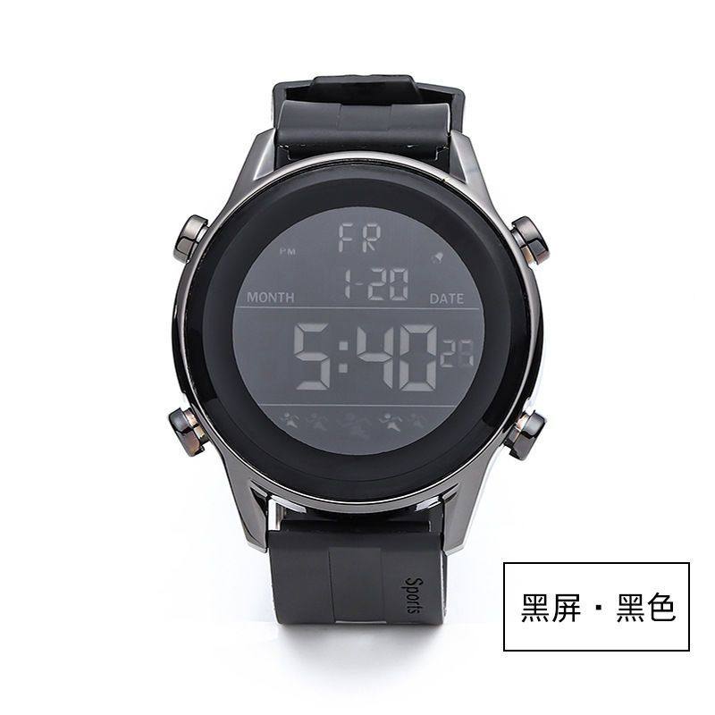 户外防水电子圆形夜光青少年防水表 蒂尔瓦国产腕表