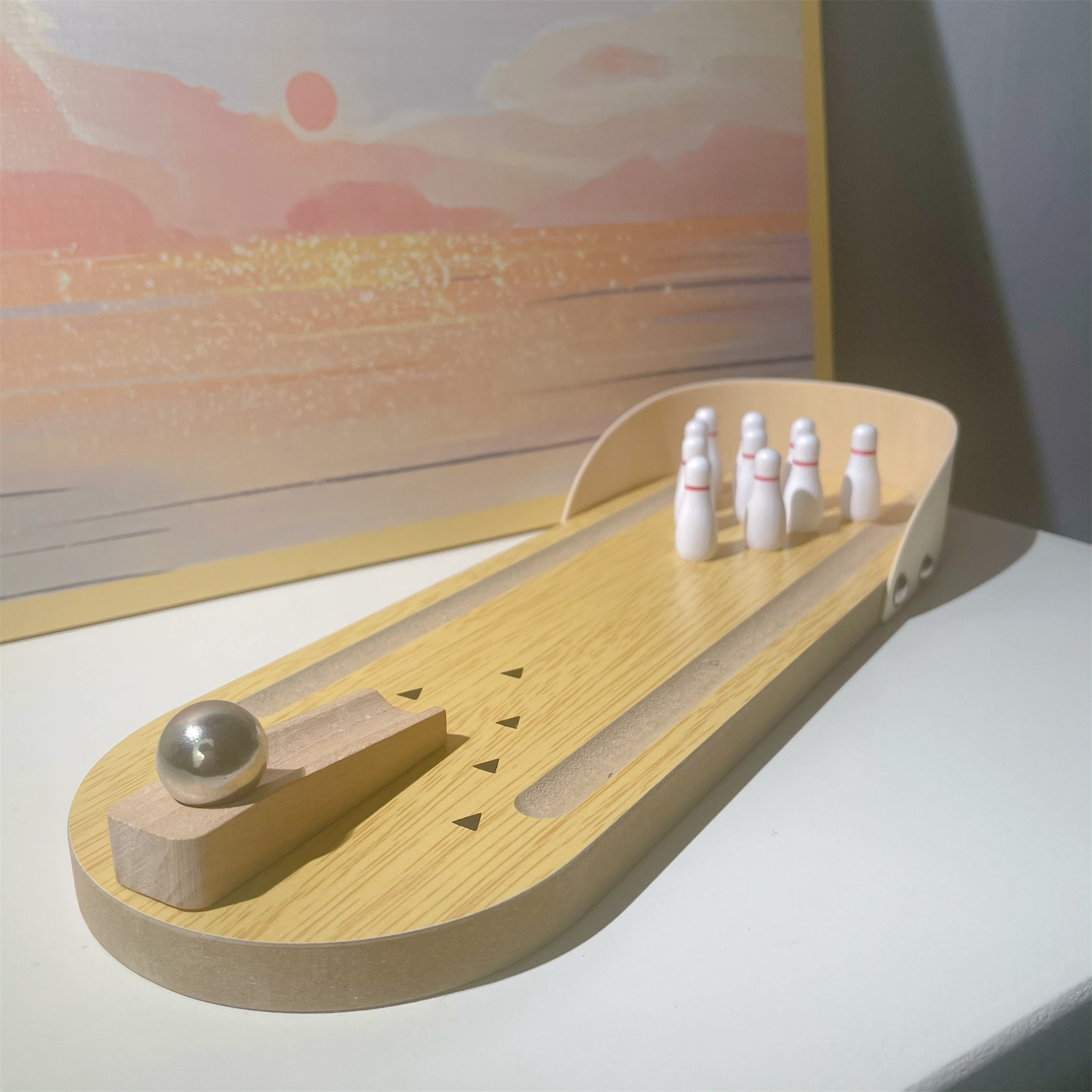 一个有趣的小玩意！没事玩玩保龄球!迷你桌面玩具 创意小朋友礼物,淘宝优惠券,粉丝福利购,淘宝优惠卷