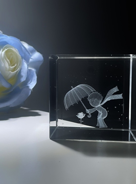 浪漫水晶小摆件生日礼物