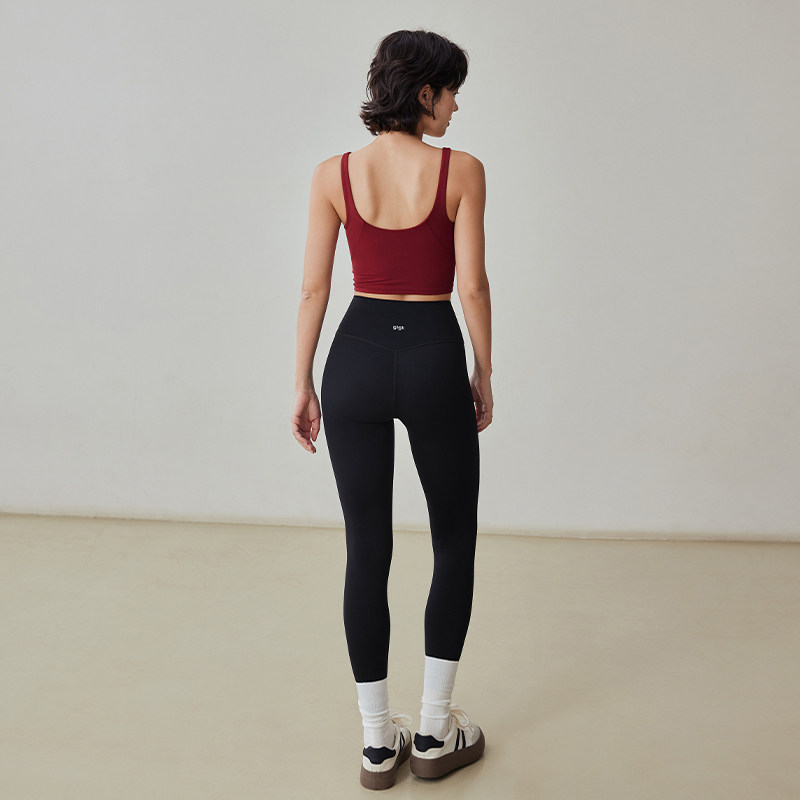 【新年限定】gigt极吉红色运动内衣女健身普拉提带胸垫瑜伽服背心,淘宝优惠券,粉丝福利购,淘宝优惠卷