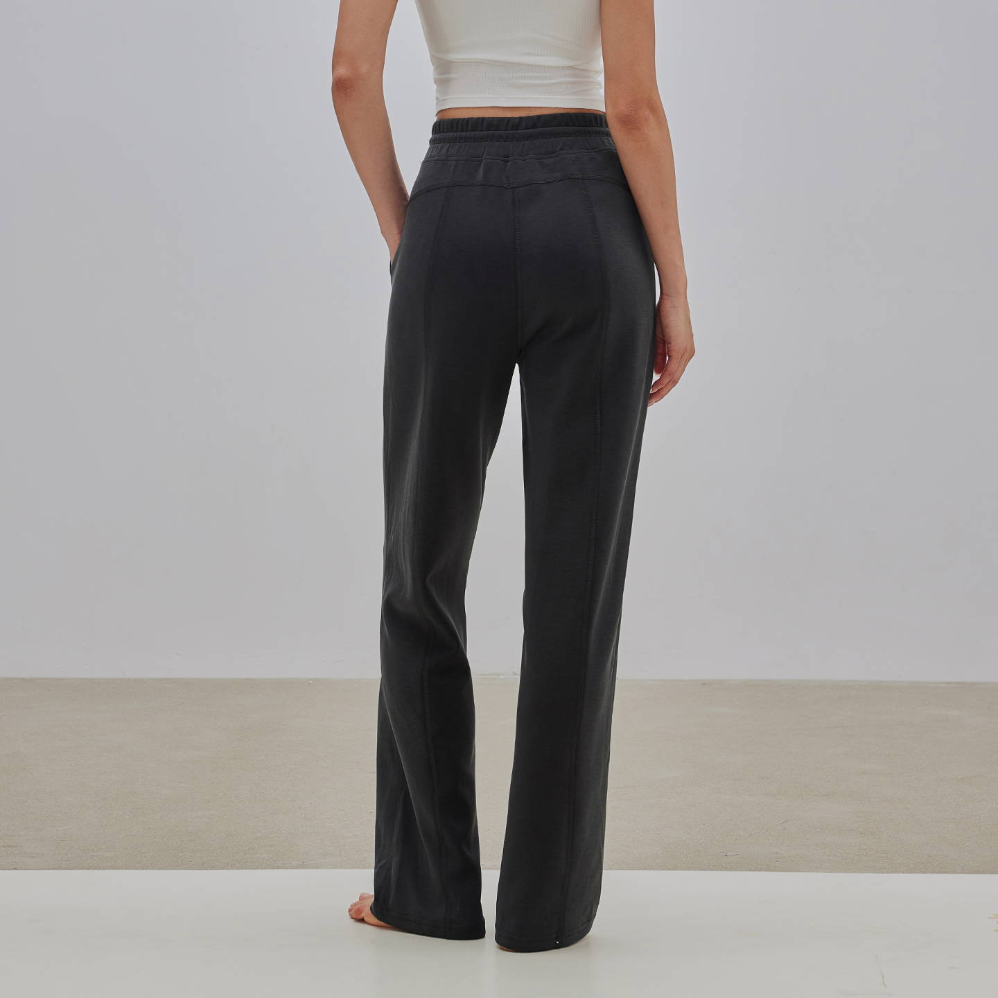 gigt极吉直筒瑜伽裤女新款高腰显瘦休闲运动裤外穿跑步训练健身裤 - 图0