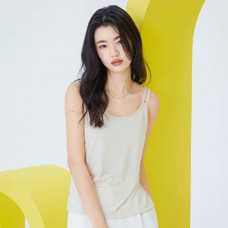 内茵吊带女内搭带一体式抹胸家居服 内茵吊带/背心/T恤