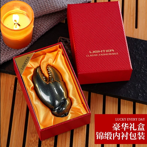 Мужская ветрозащитная креативная высококлассная зажигалка, популярно в интернете, подарок на день рождения