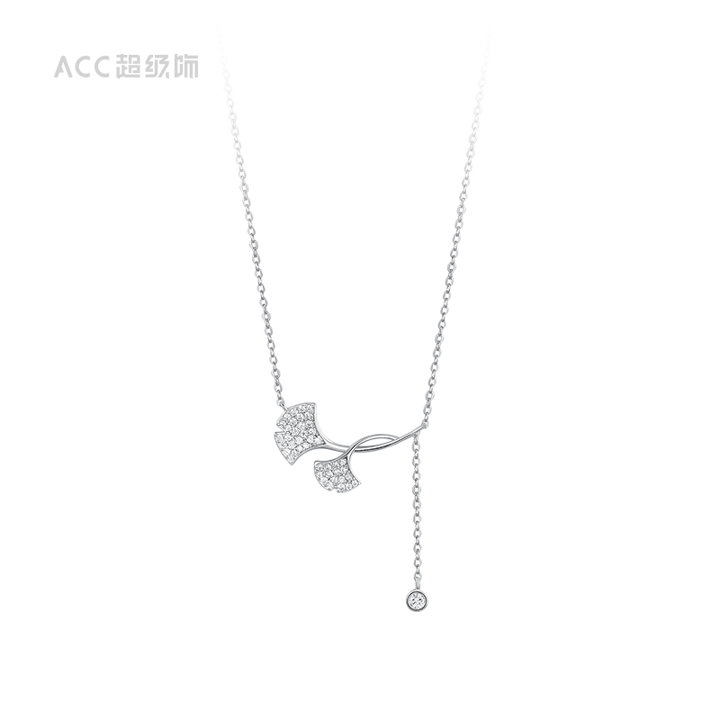 ACC项链轻奢S925纯银银杏项链