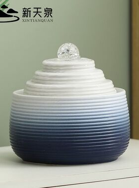 室内流水生财摆件循环水