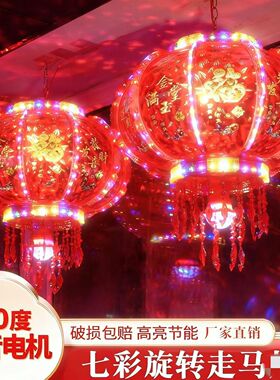 2025新款大门口灯笼七彩