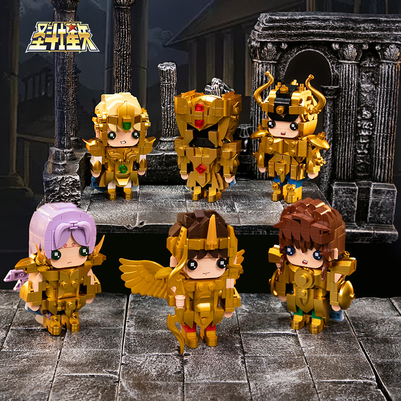【拼奇积木】拼奇联名款人物迷你方头仔办公室益智摆件积木