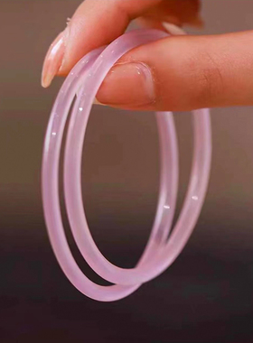 冰种玉髓叮当镯少女款一步一响