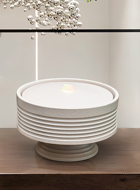 简约客厅玄关流水摆件喷泉循环水