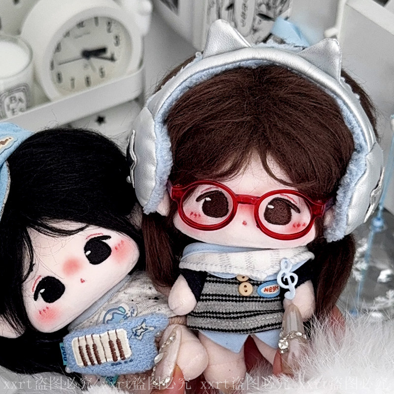 10cm娃衣棉花娃娃衣服可爱搪胶毛绒公仔秋季衬衫着替海星体正常体,淘宝优惠券,粉丝福利购,淘宝优惠卷