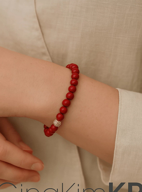 天然红瓷手链本命年转运礼物