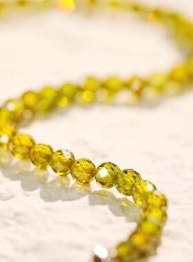 GinaKimKRins天然水晶锆石项链