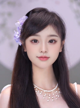森系干枯山茶花朵7cm小抓夹女2026新款簪花发夹后脑勺半扎马尾夹