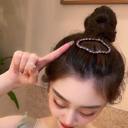 韩系云朵发夹边夹侧边碎发卡子2024新款后脑勺夹子头饰前额刘海夹 - 图3