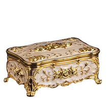Zinc alloy jewelry box cottton swab end decorative toothpick