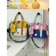 Niche Contrasting Crossbody Bag Commuting Lightweight Shoulder Bag
