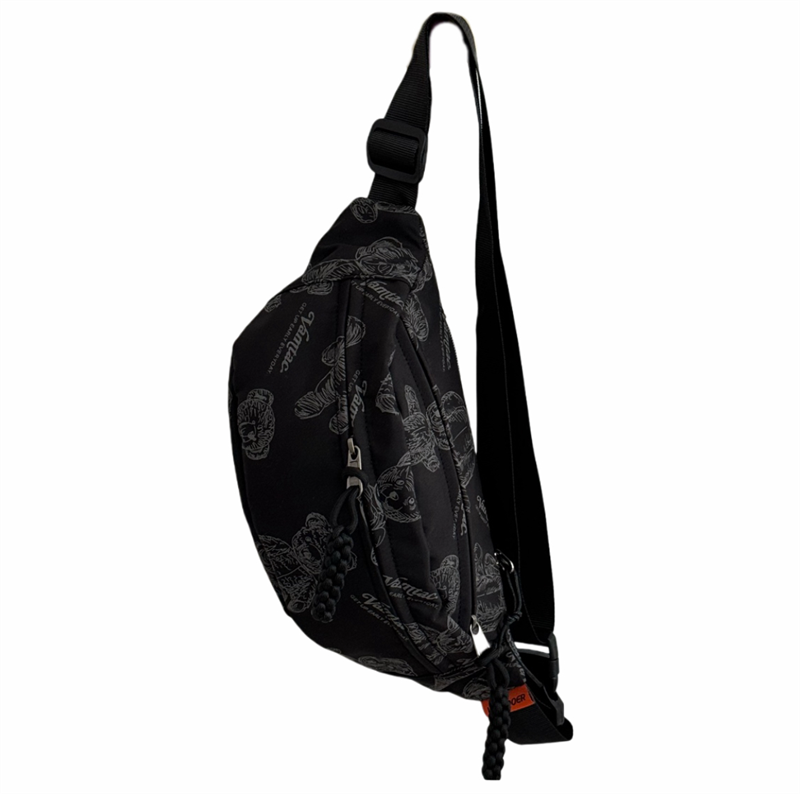 可爱小熊少女学生胸包 韩版ins风高颜值休闲斜挎包简约百搭腰包男,淘宝优惠券,粉丝福利购,淘宝优惠卷