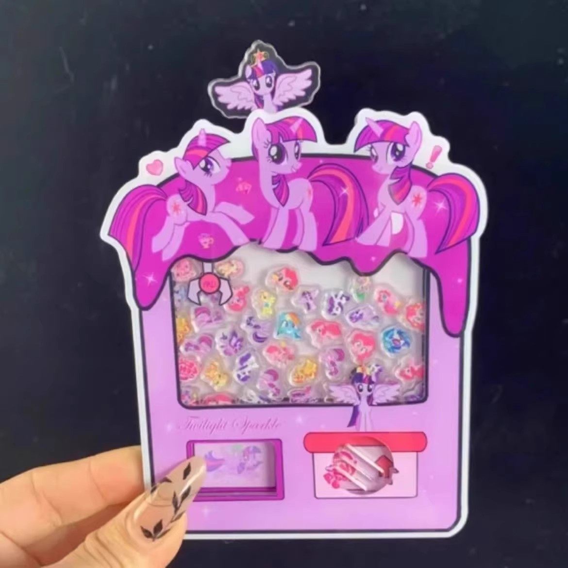 2025新款小马扭蛋机宝莉卡通亚克力摇摇乐玩具摆件女孩子生日礼物,淘宝优惠券,粉丝福利购,淘宝优惠卷