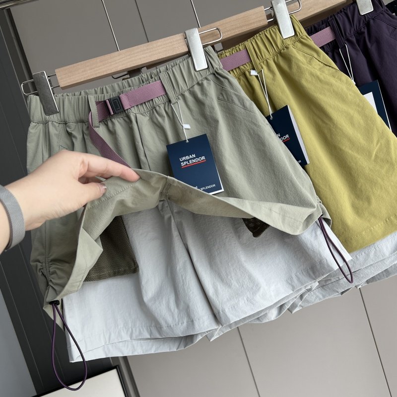 南油系列清货！夏季山系户外松紧腰防走光透气速干运动短裤裙裤女,淘宝优惠券,粉丝福利购,淘宝优惠卷