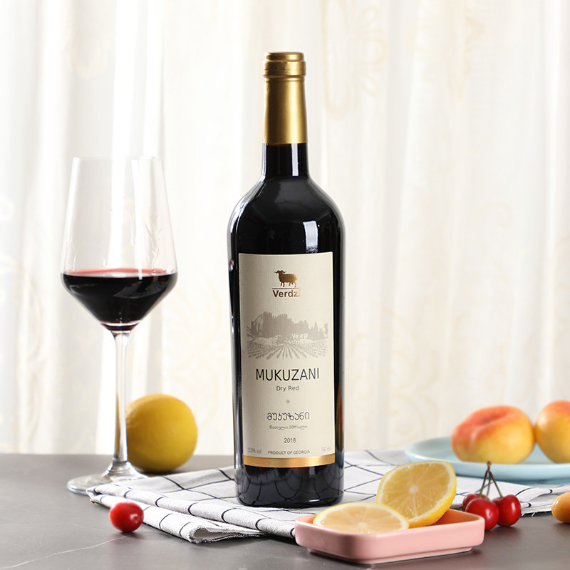 格鲁吉亚红酒维尔兹穆库扎尼干红原瓶原装进口葡萄酒商务宴请,淘宝优惠券,粉丝福利购,淘宝优惠卷