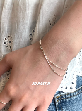 20past11自制纯银双层珠蛇