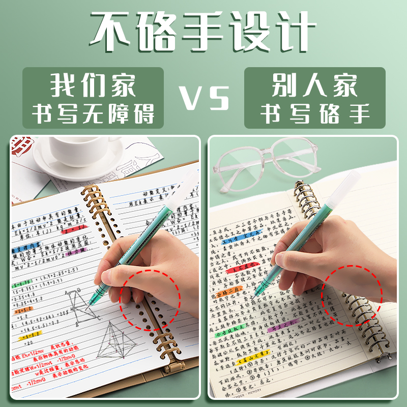 日本kokuyo国誉一米新纯活页本B5可拆磨砂封面A5笔记本子复古商务简约记事本8孔不易硌手学生用 - 图2