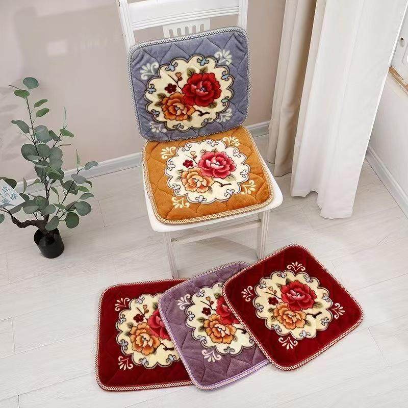 加厚防滑毛绒坐垫办公室椅子垫汽车坐垫沙发垫餐厅座椅垫学生屁垫,淘宝优惠券,粉丝福利购,淘宝优惠卷