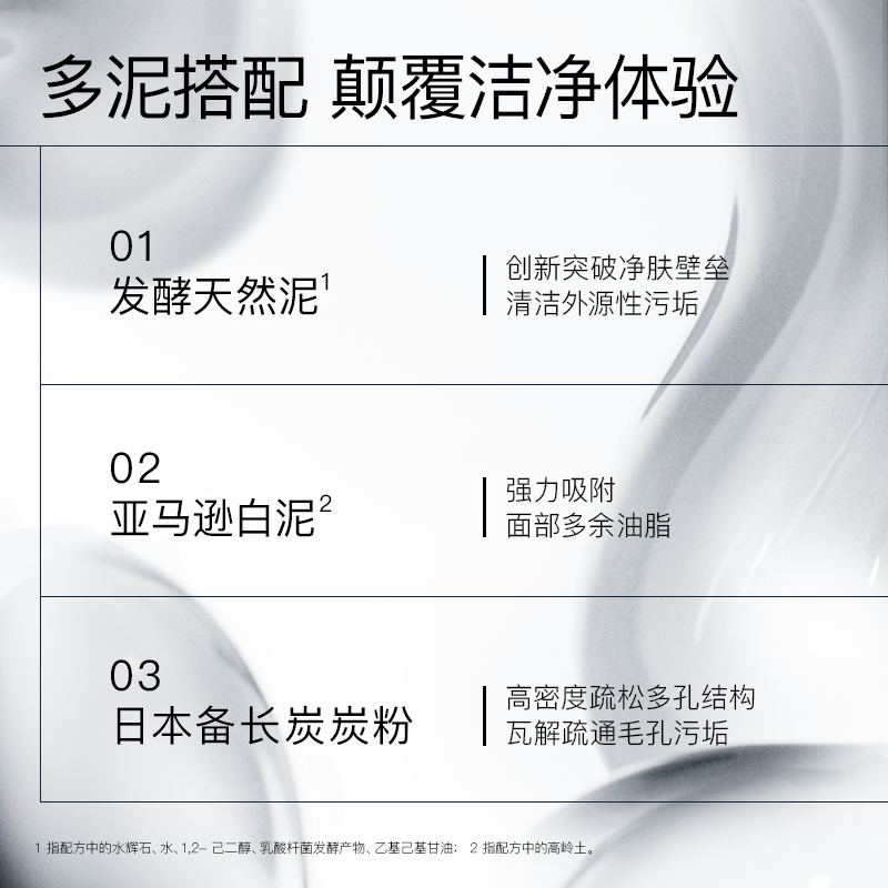 eiio奕沃清洁泥膜深层清洁收毛孔去粉刺黑头补水白泥涂抹式面膜 - 图1