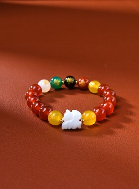 属猴吉祥佩戴物淘运灵阁五岳四神喜合吉祥宏手链男女2026年生肖猴