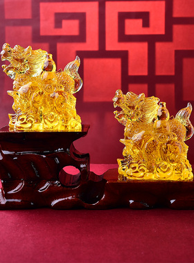 海清阁麟牛赐福琉璃摆件2025年蛇年属鼠人吉祥物生肖鼠饰品礼物