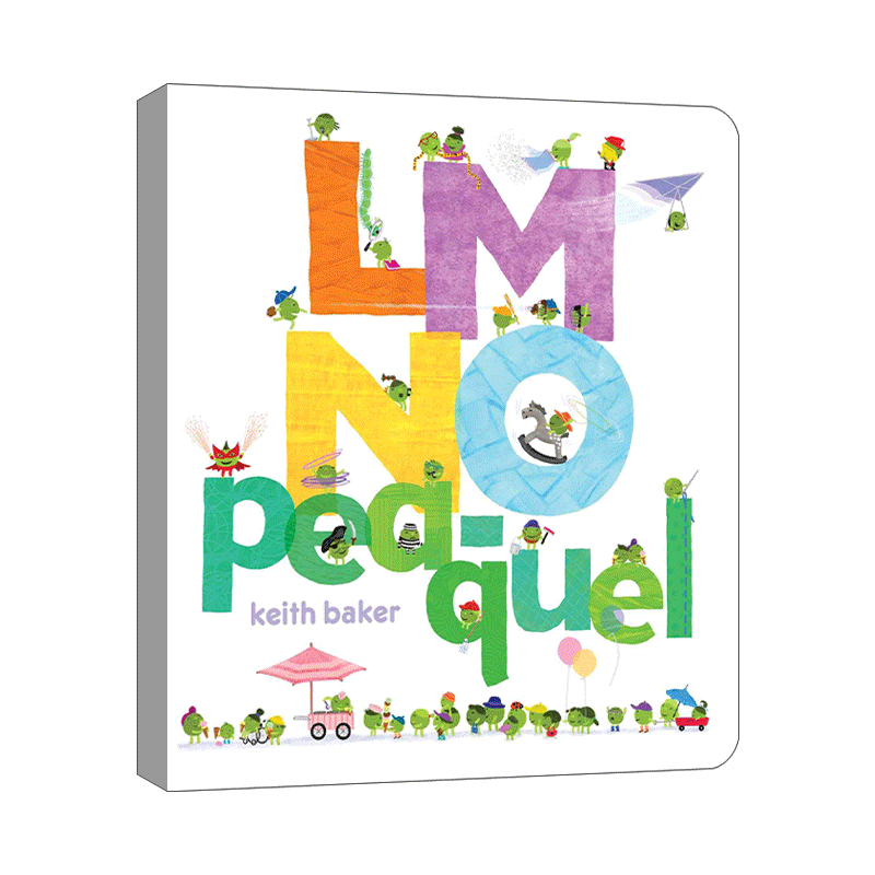 英文原版 LMNO Pea-quel 豌豆系列 从1到10的数字新冒险 纸板书 英文版 进口英语原版书籍 - 图0