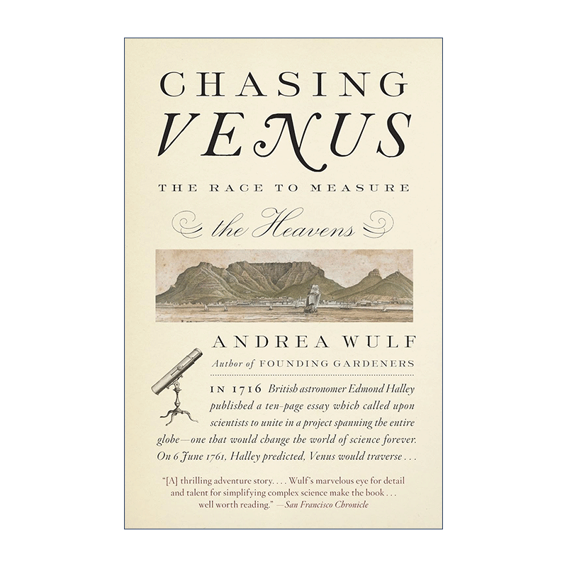 英文原版 Chasing Venus 追寻金星 测量天空之旅 Andrea Wulf 英文版 进口英语原版书籍 - 图0