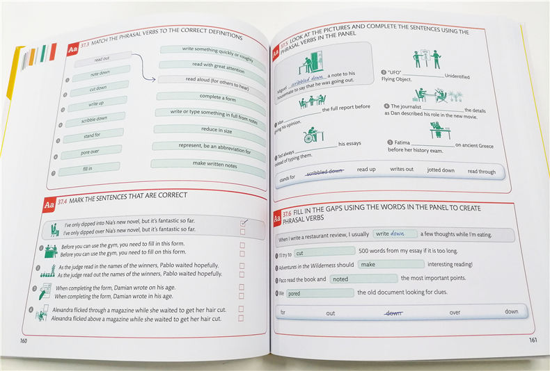 英文原版 English for Everyone English Phrasal Verbs DK人人学英语 动词短语 外语自学图解工具书 英文版进口原版英语书籍