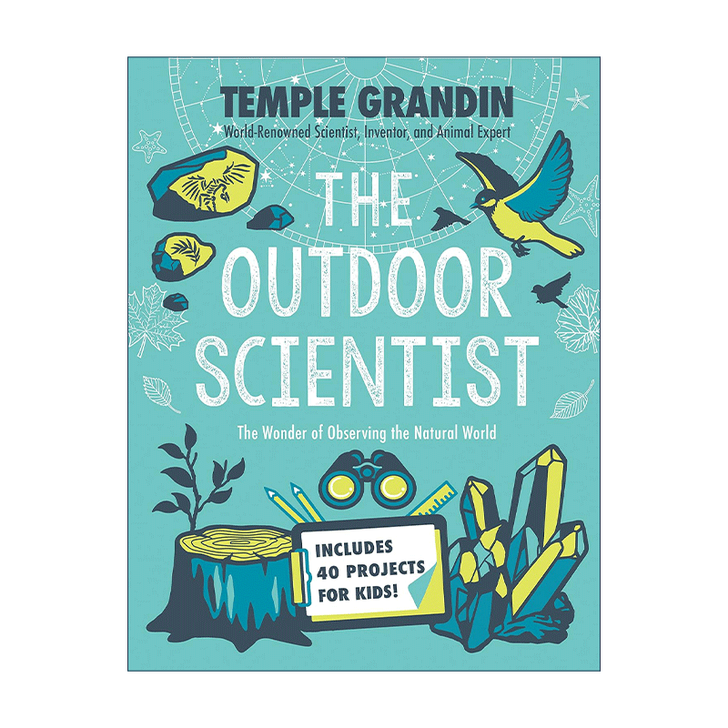 英文原版 The Outdoor Scientist 户外科学家 观察自然世界的奇迹 我们为什么不说话作者Temple Grandin 精装 进口英语原版书籍